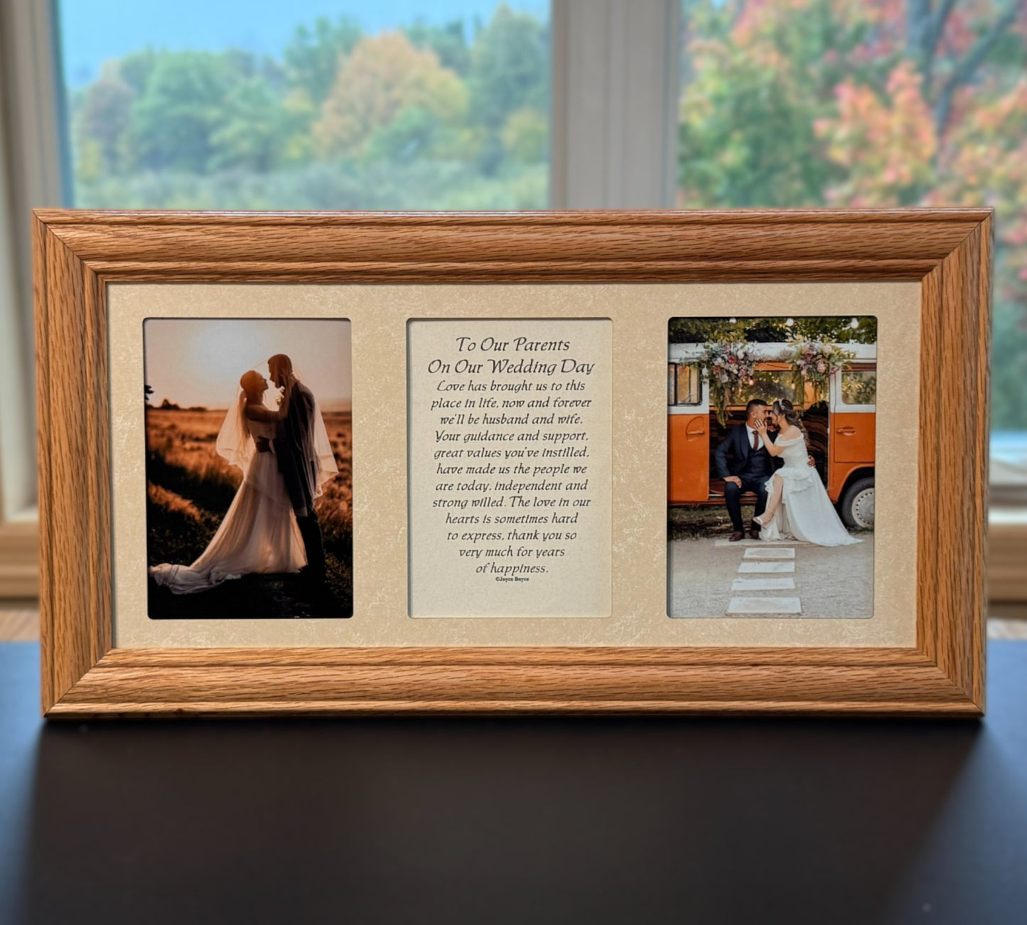 Wedding Frame for Parents Poetry | To Our Parents On Our Wedding Day