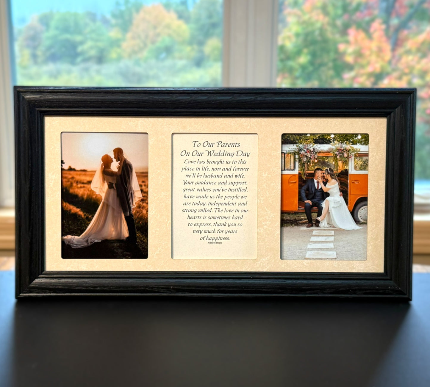 Wedding Frame for Parents Poetry | To Our Parents On Our Wedding Day