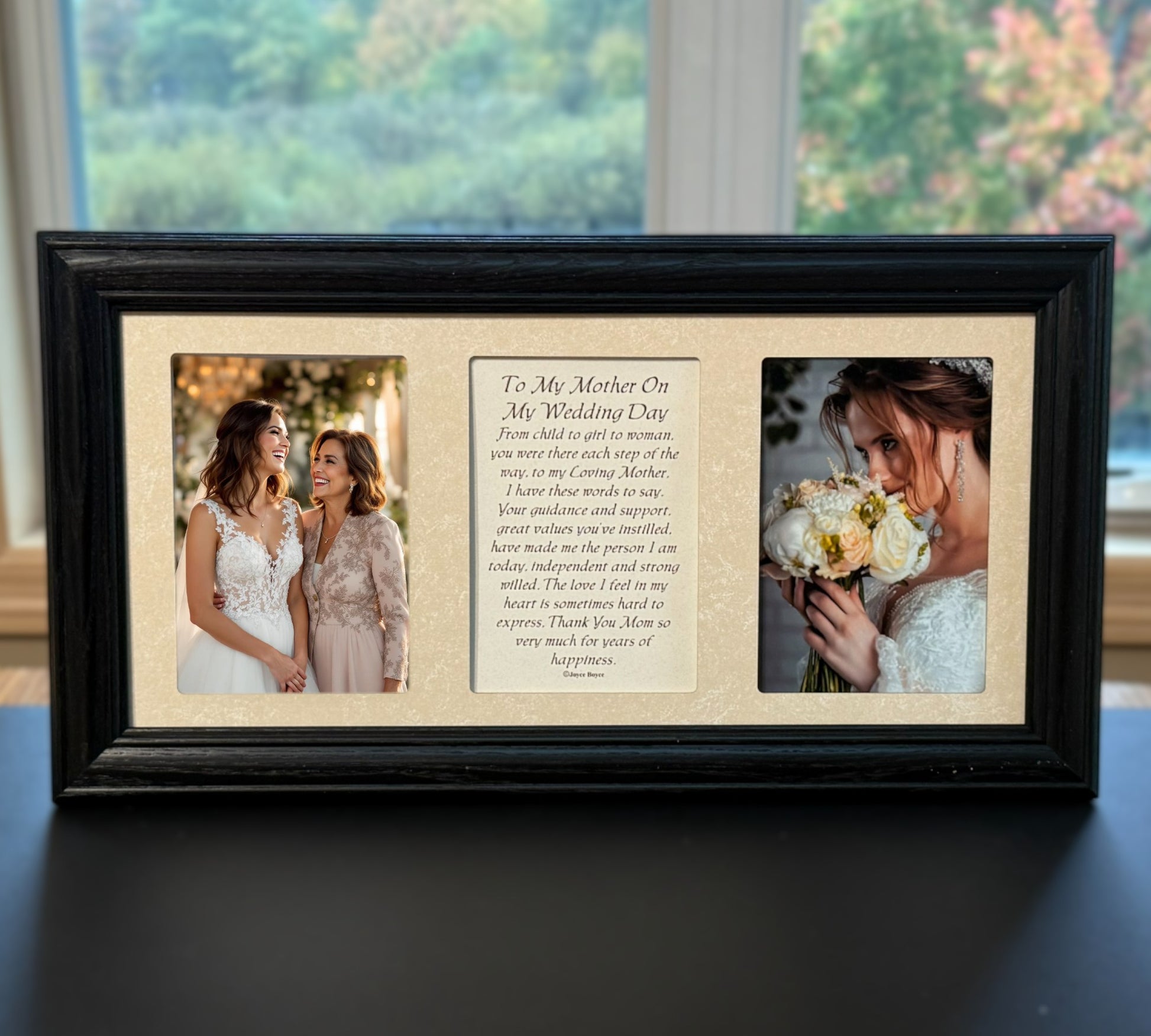 Parent Wedding Frame | To My Mother On My Wedding Day Poetry Gift