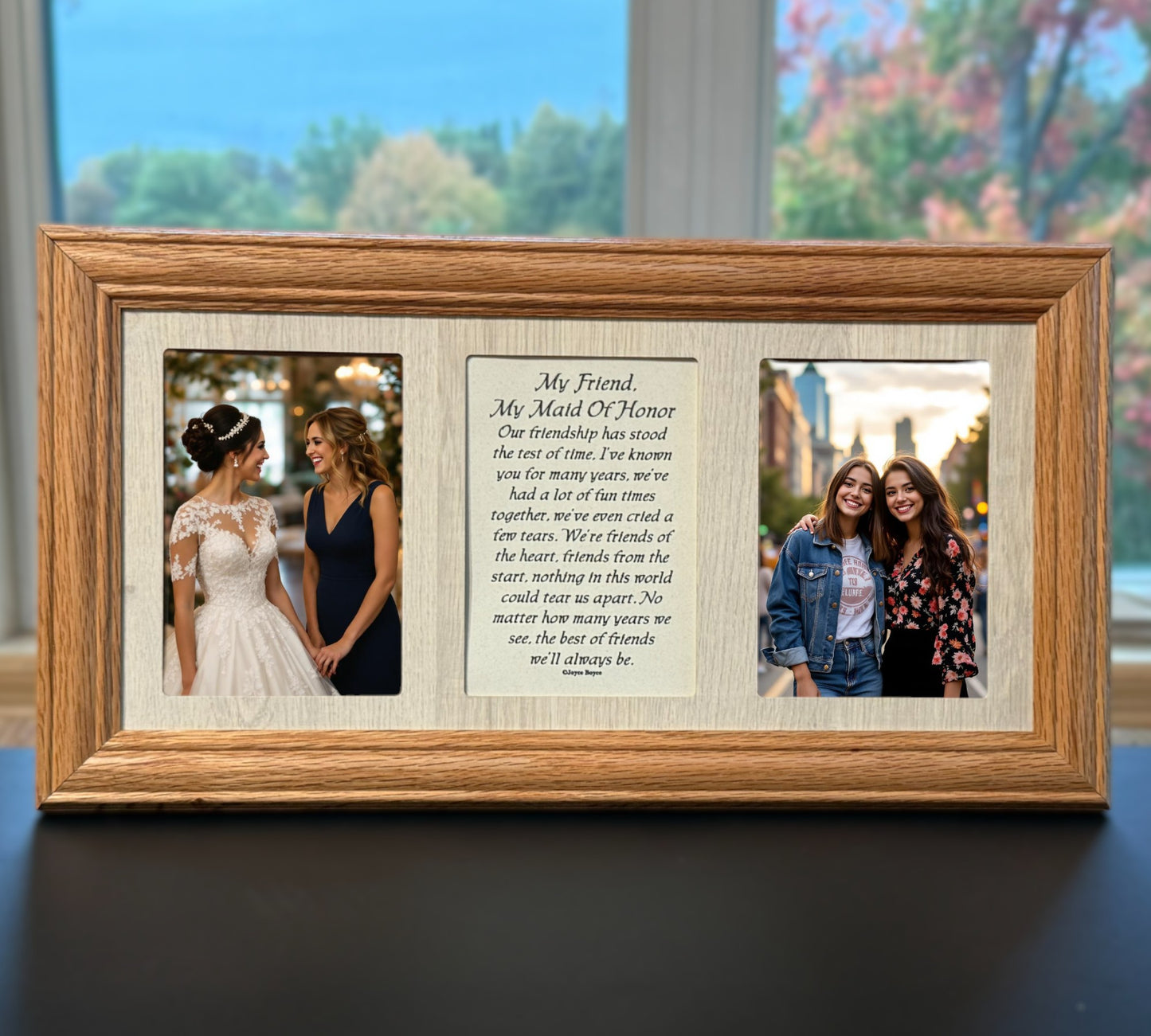 Wedding Picture Frame with Poetry | My Friend, My Maid of Honor