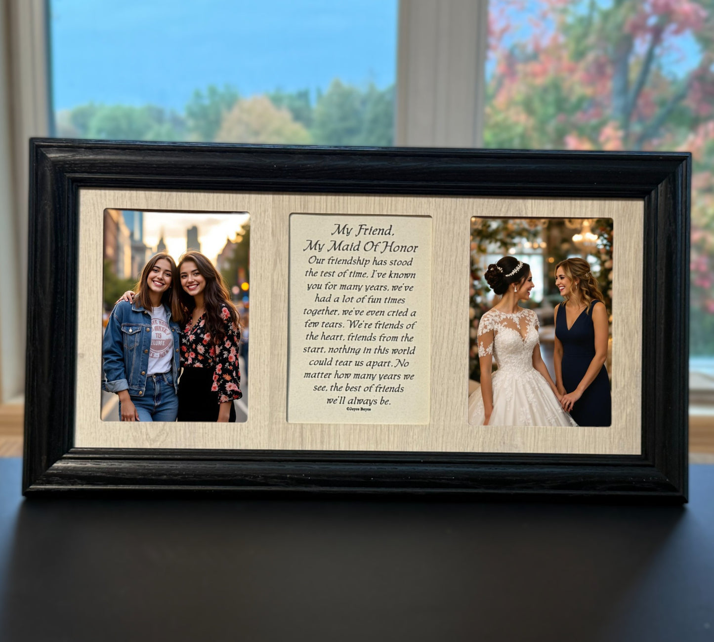 Wedding Picture Frame with Poetry | My Friend, My Maid of Honor