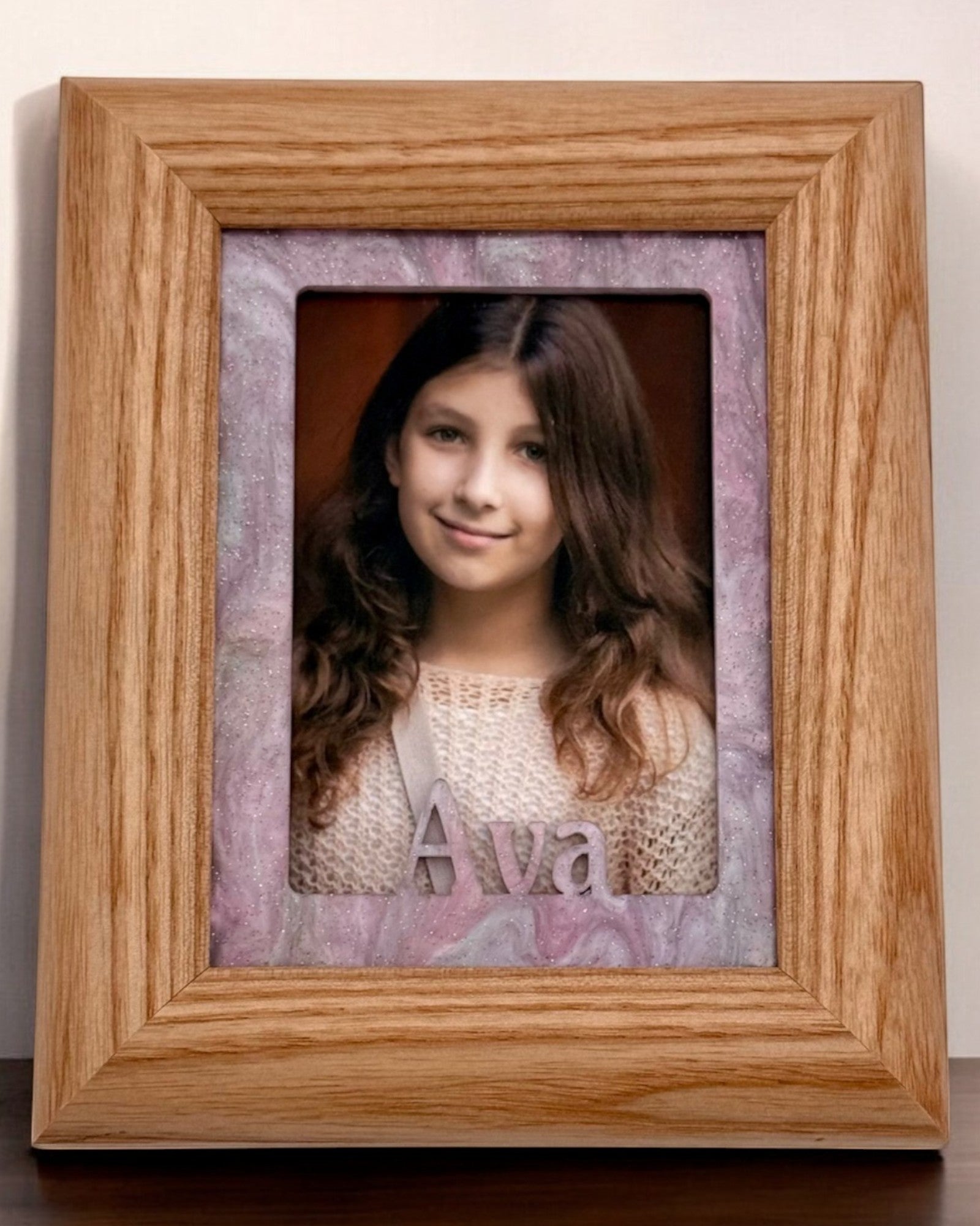 Personalized Acrylic Picture Frames | Wallet Size Photo Display