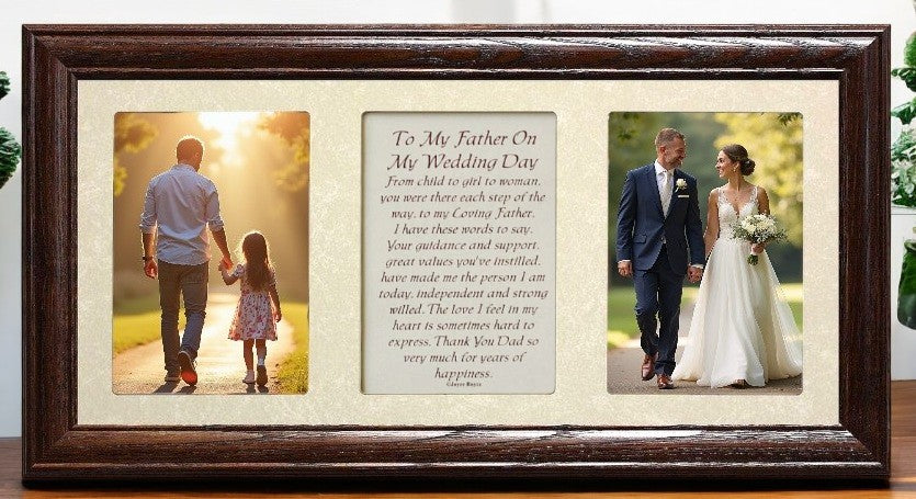 Father of the Bride Picture Frame | To My Father On My Wedding Day