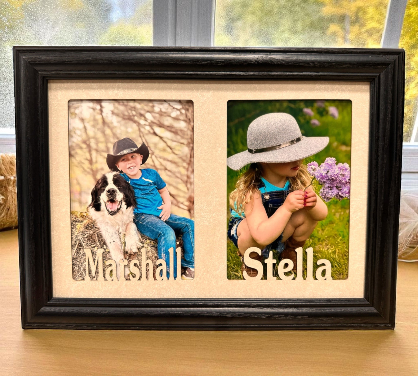 Personalized Collage Frame | Double, Triple & Quad Photo Display