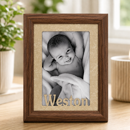 Personalized Picture Frame | Custom Name Display | Many sizes & colors!