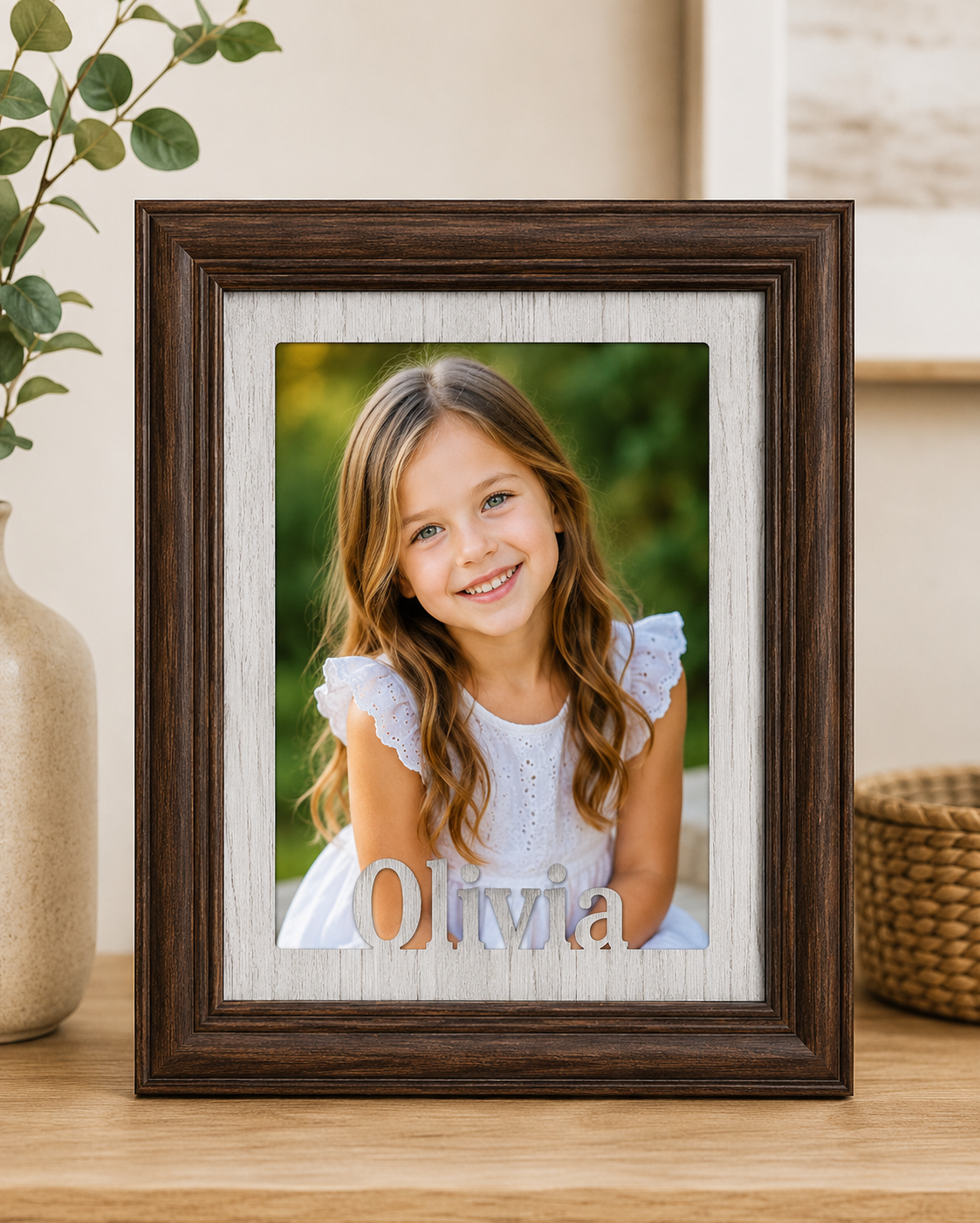 Personalized Picture Frame | Custom Name Display | Many sizes & colors!