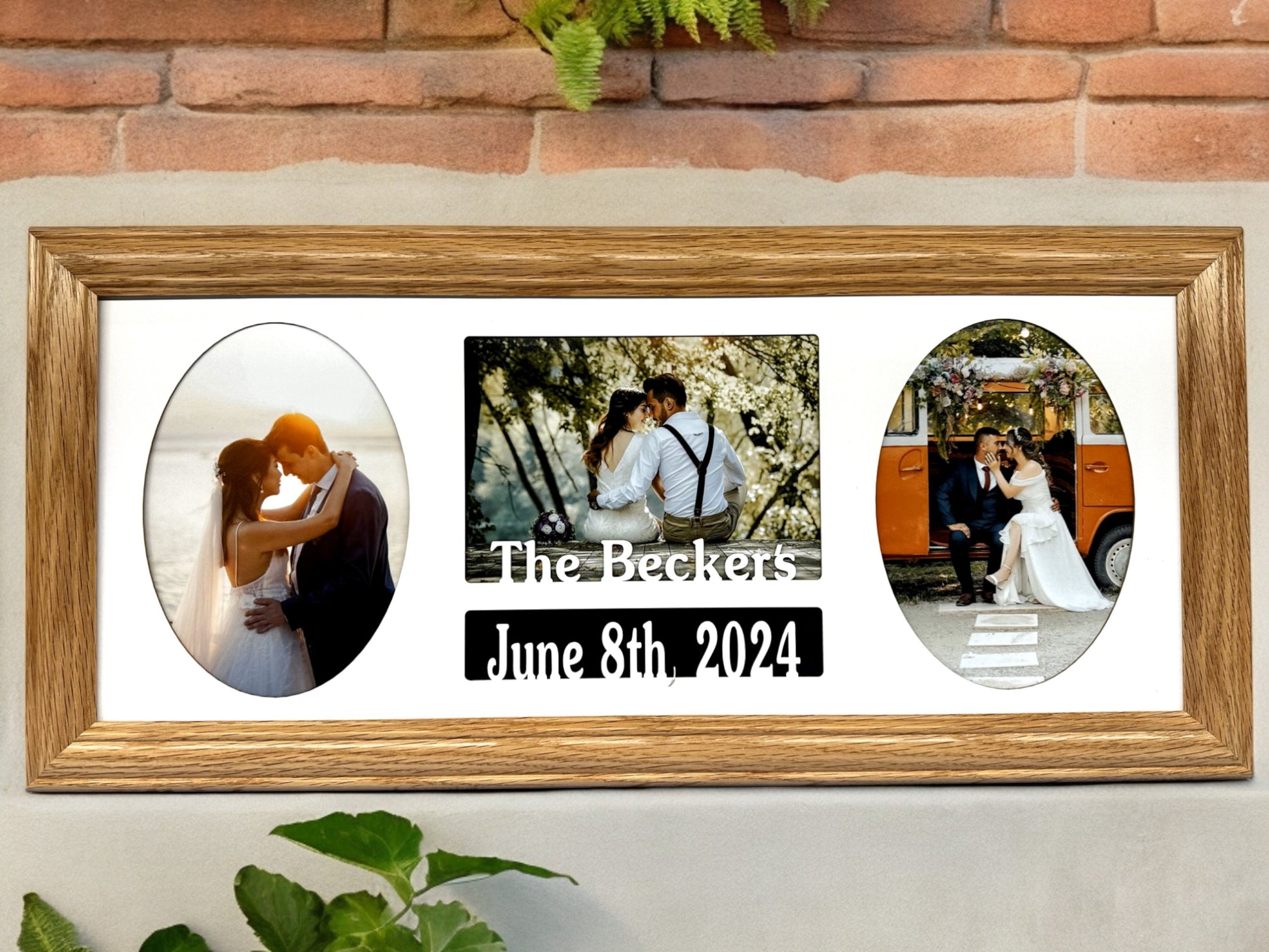 Personalized Wedding Frame | Couples Last Name & Wed Date