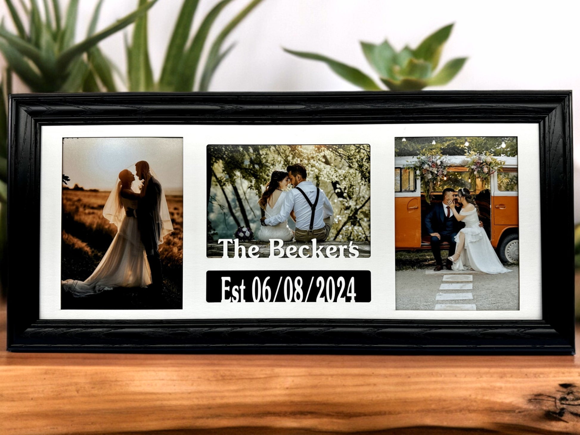 Personalized Wedding Frame | Couples Last Name & Wed Date