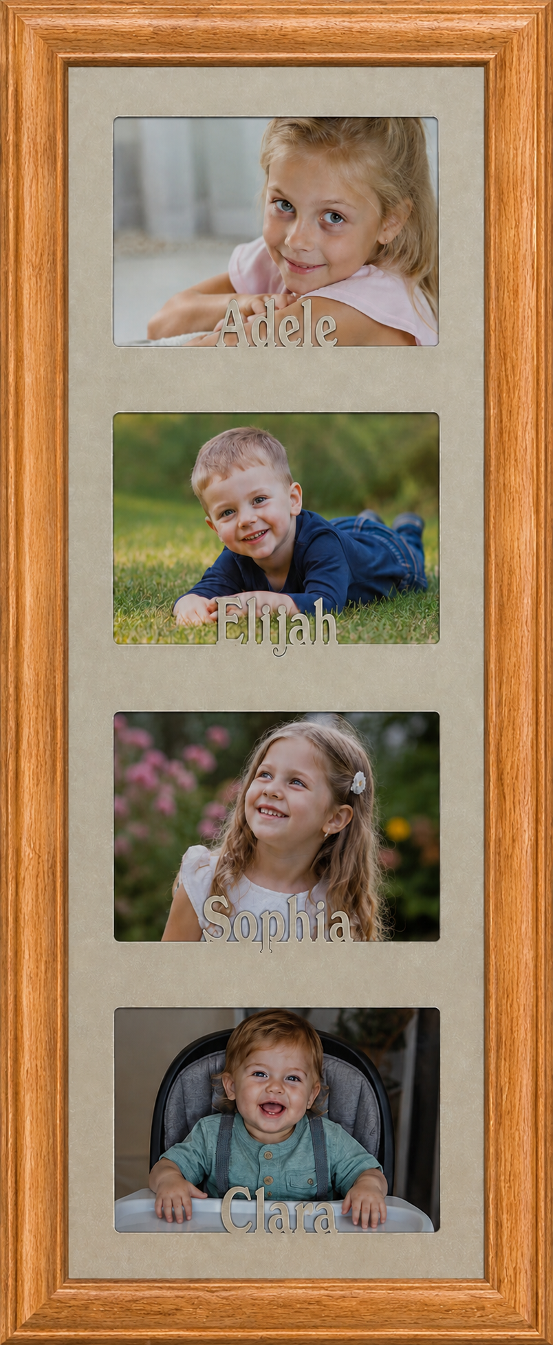 Personalized Collage Frame | Double, Triple & Quad Photo Display