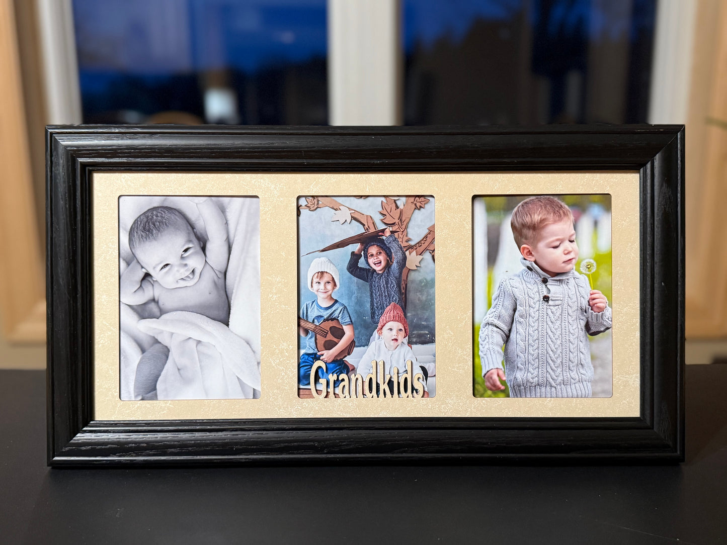 Grandkids Picture Frame | Collage for Grandparents | Grandchildren Photo Display