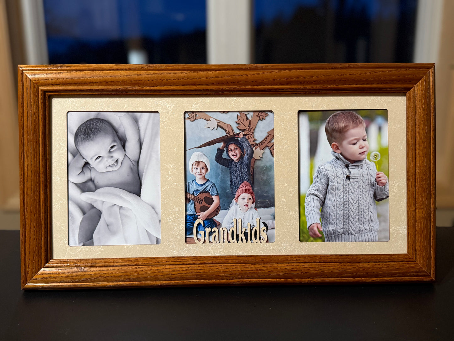 Grandkids Picture Frame | Collage for Grandparents | Grandchildren Photo Display