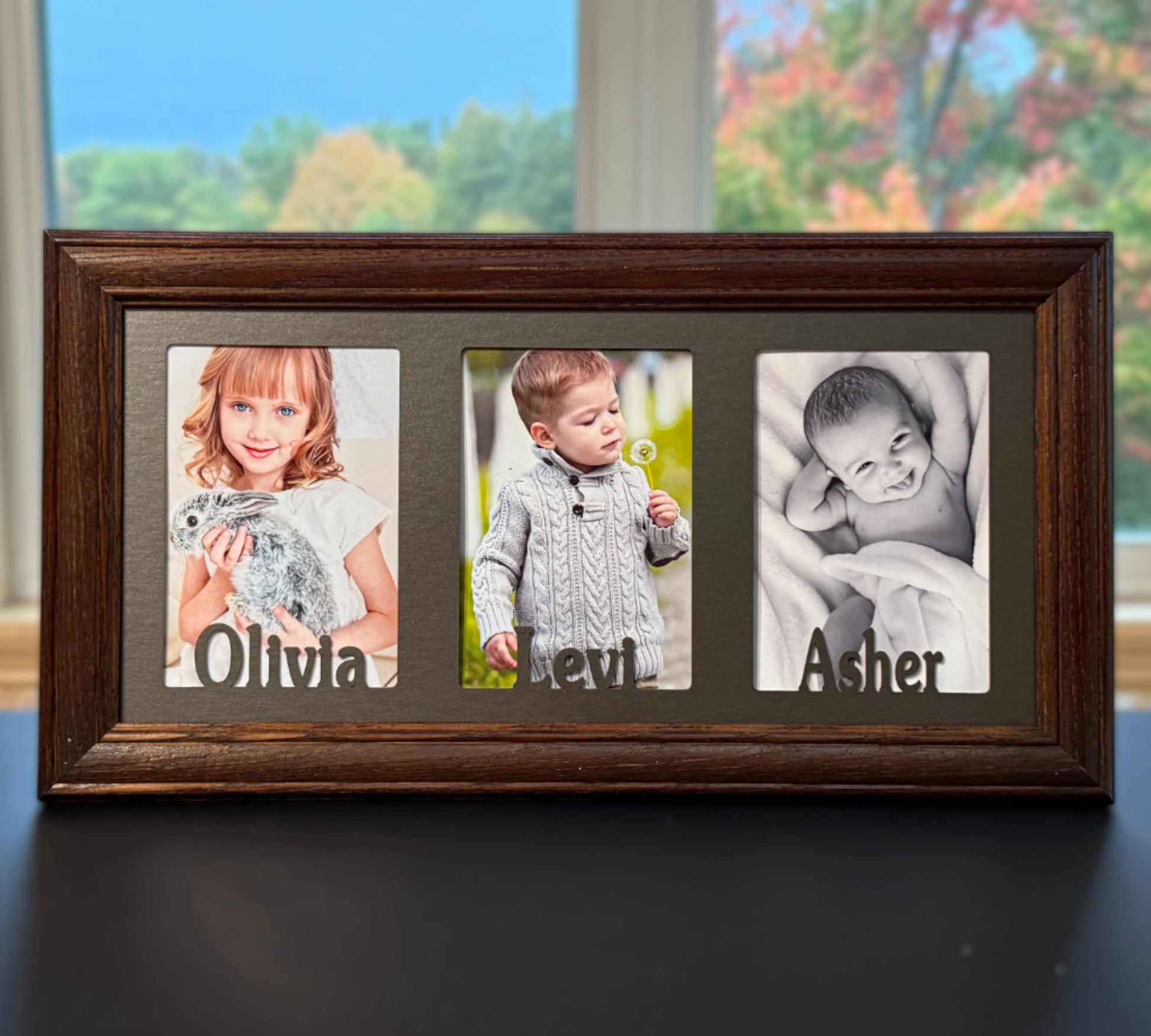 Personalized Collage Frame | Double, Triple & Quad Photo Display