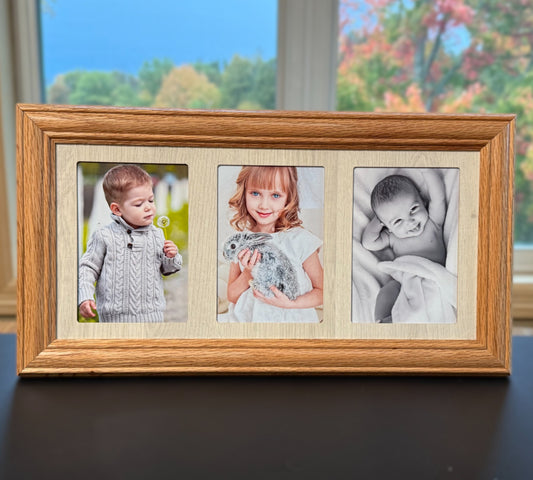 Collage Picture Frame with Mat | Double, Triple & Quad Photo Display