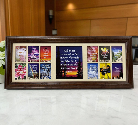 School Years Picture Frame | Kindergarten to Senior (Letters)