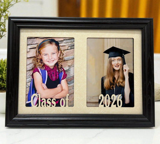 Custom Graduation Frame | Class of 2026 Double Collage