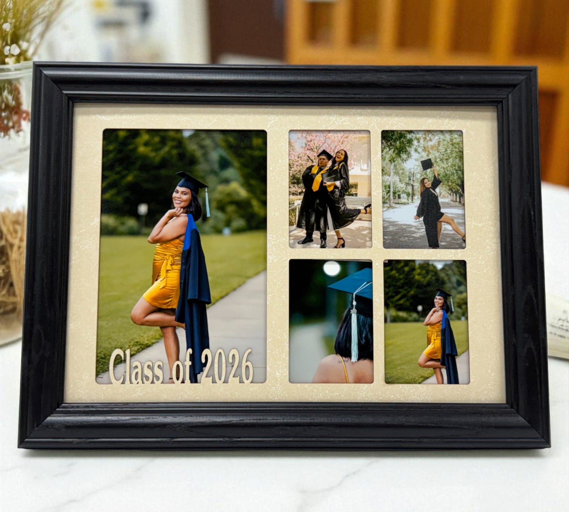 Custom Graduation Frame | Class of 2026 5-Opening Collage