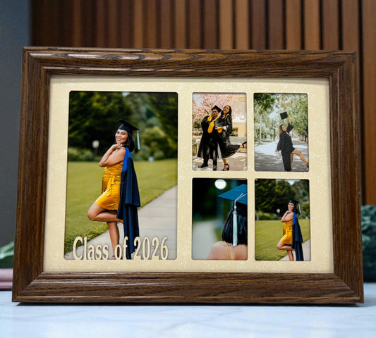 Custom Graduation Frame | Class of 2026 5-Opening Collage