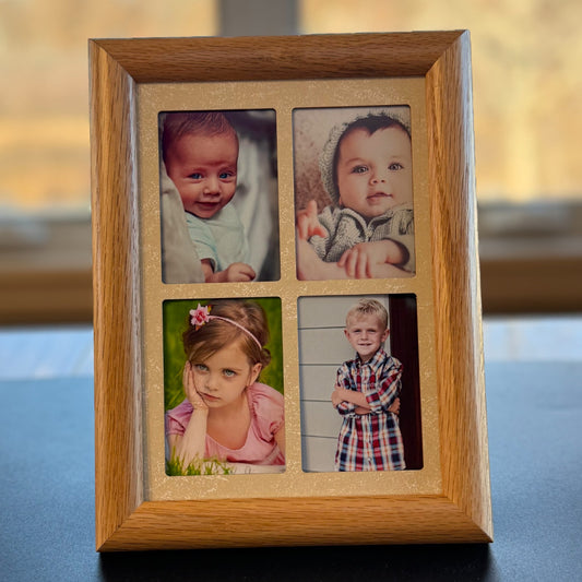 Collage Picture Frame | 4 Wallet | 5x7 Display Multi-Opening