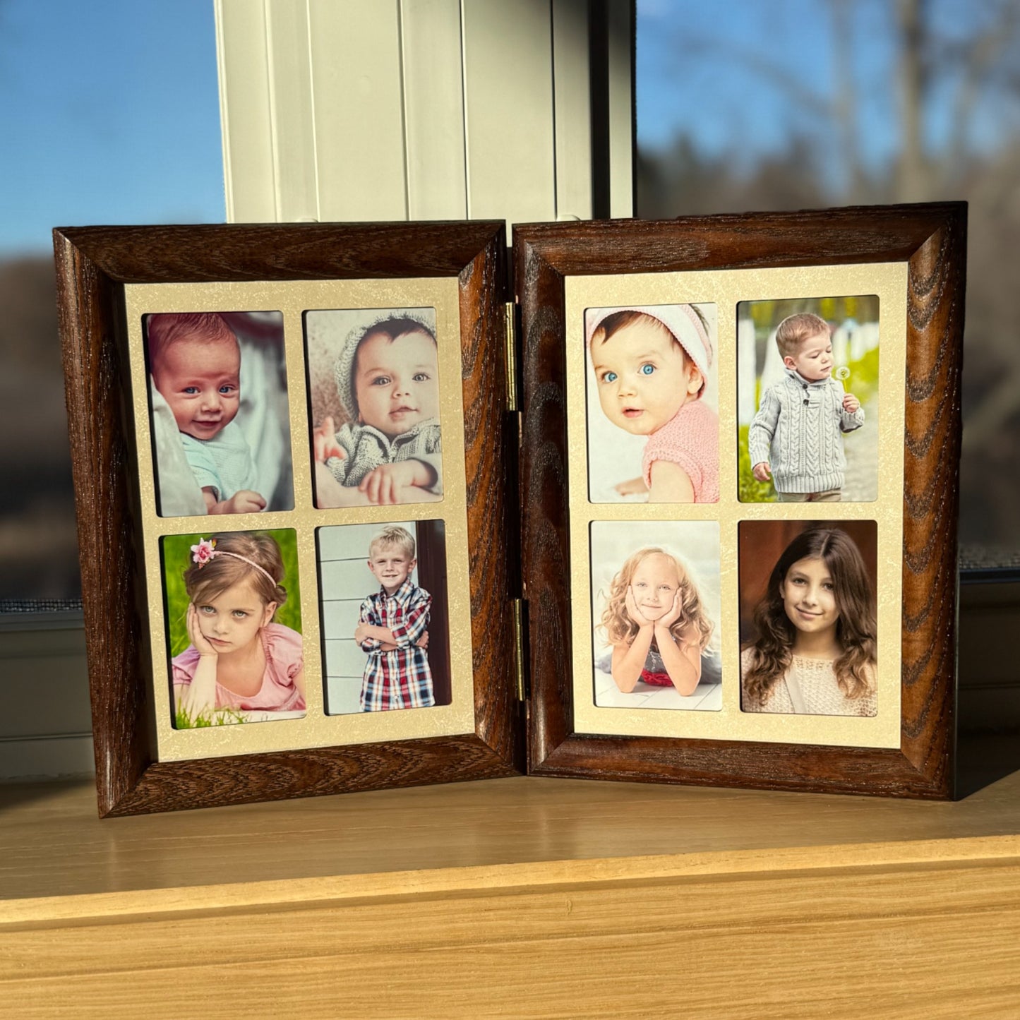 Hinged Picture Frame | Eight Wallet Collage