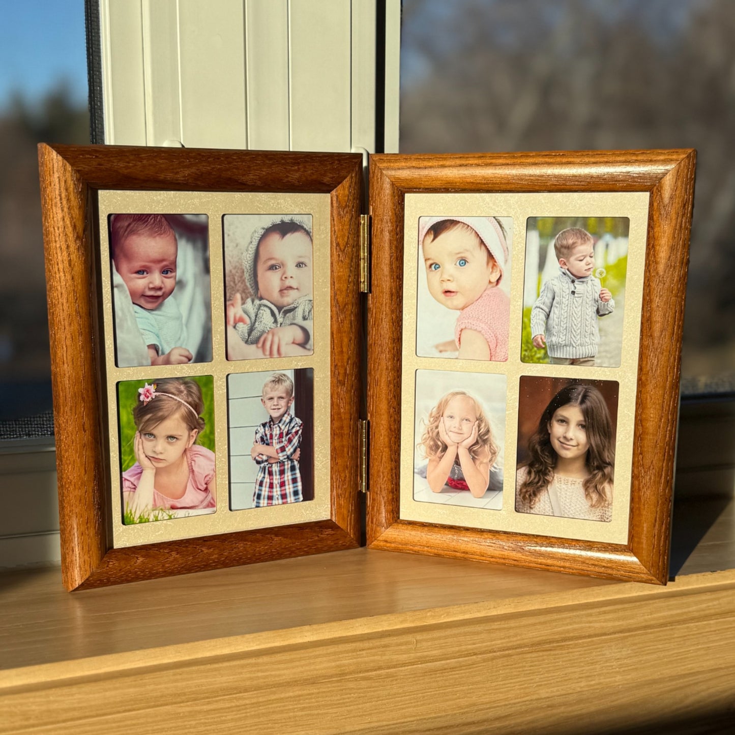 Hinged Picture Frame | Eight Wallet Collage