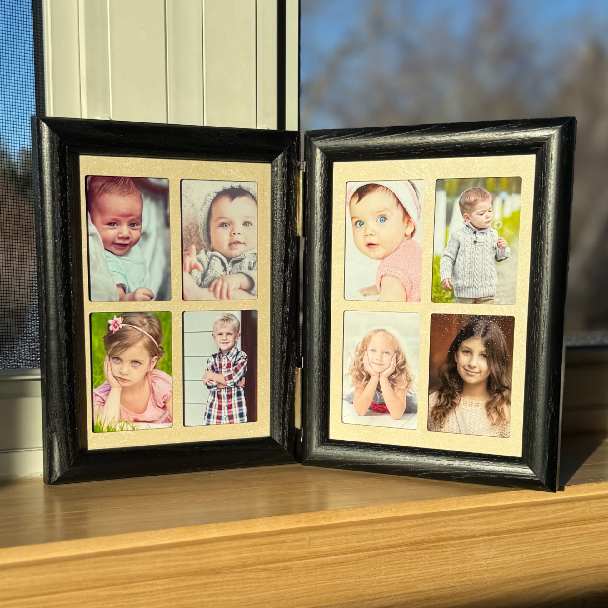 Hinged Picture Frame | Eight Wallet Collage