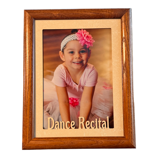 1st Dance Recital Picture Frame | Multiple Sizes | Dancing or Ballet Display