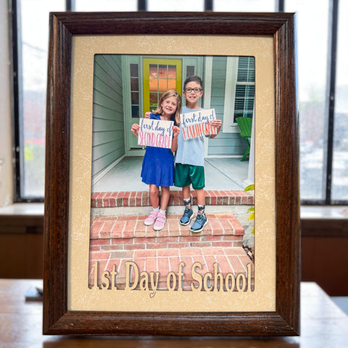1st Day of School Picture Frame | Back to School Photo Keepsake