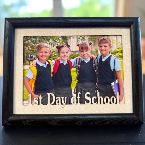 1st Day of School Picture Frame | Back to School Photo Keepsake