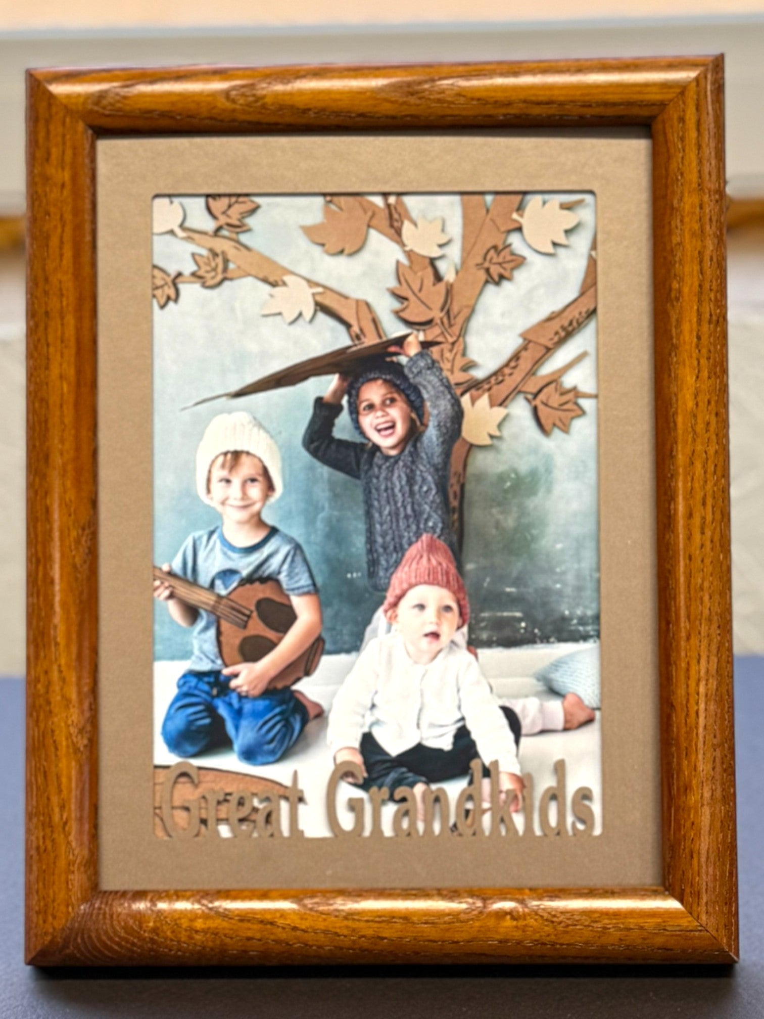 Grandkids Picture Frame | Family Photo Gift for Grandparents