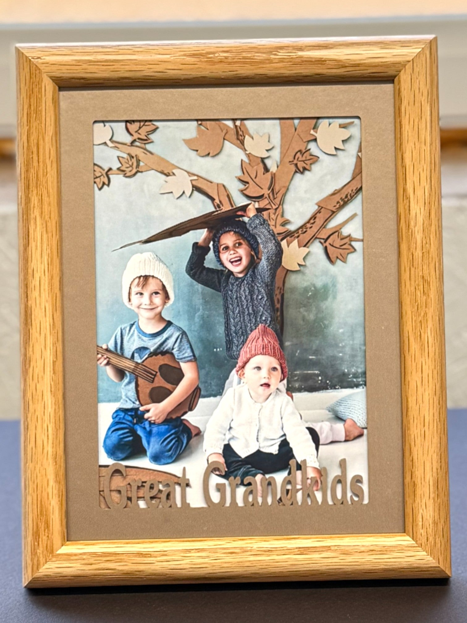 Grandkids Picture Frame | Family Photo Gift for Grandparents