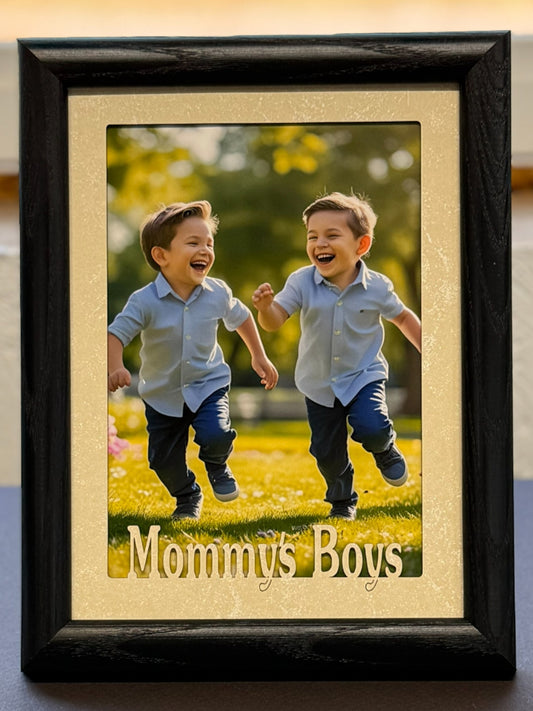 Mom Picture Frame | Mommy's Girl or Mommy's Boy Mom Picture Frame
