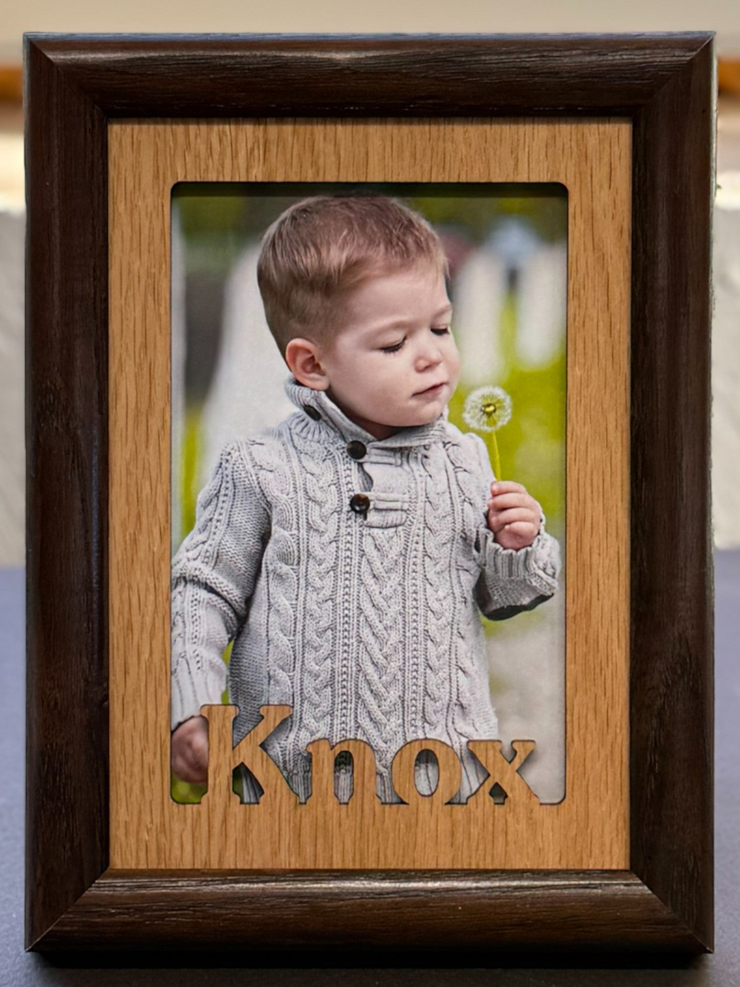 Personalized Picture Frame | Custom Name or Text Photo Frame