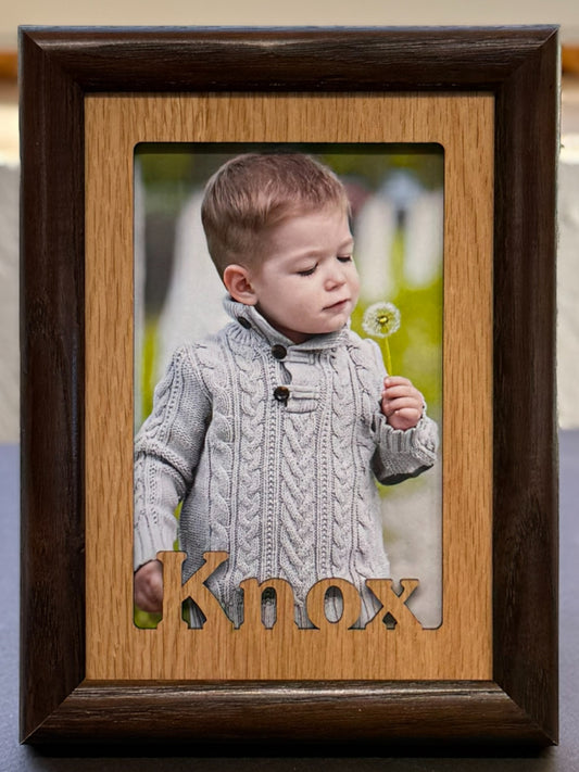 Personalized Picture Frame | Custom Name or Text Photo Frame