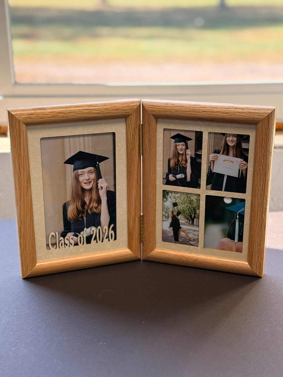 Graduation Sash Display Frame Hinged Graduation Picture Frame | Graduation Display – Classy Crafts