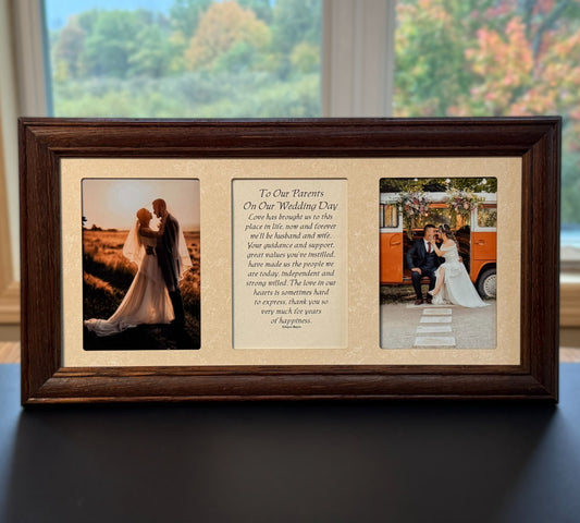 Wedding Frame for Parents Poetry | To Our Parents On Our Wedding Day