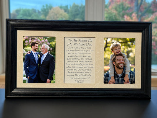 Father of the Groom Photo Frame Poem | To My Father On My Wedding Day