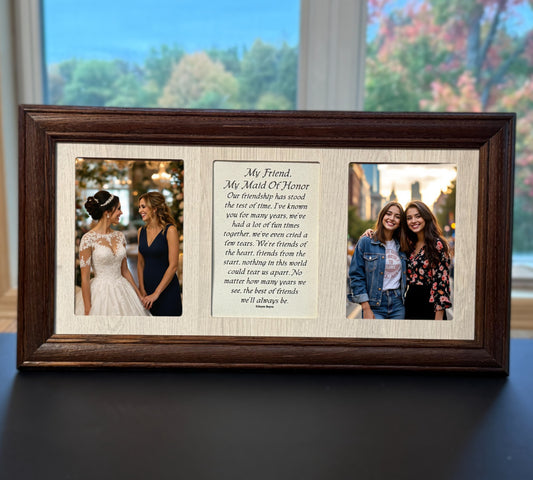 Wedding Picture Frame with Poetry | My Friend, My Maid of Honor