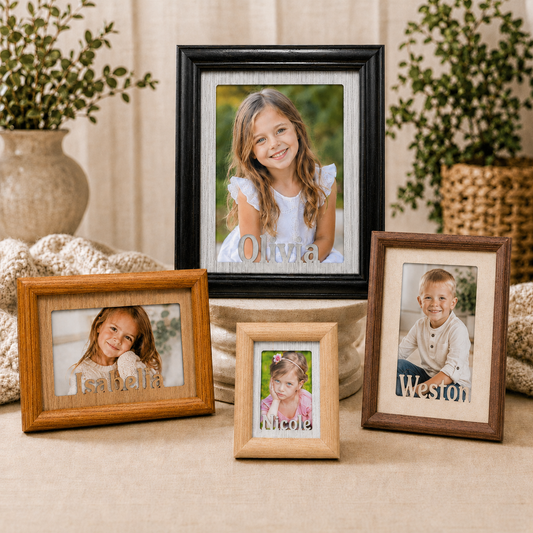 Personalized Picture Frame | Custom Name Display | Many sizes & colors!
