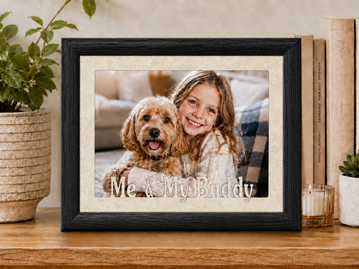 Friend Picture Frame | Best Friends Forever, Besties & Me & My Buddy | Personalized Friendship Gift