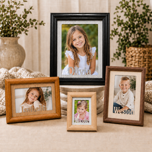 Personalized Picture Frame | Custom Name Display | Many sizes & colors!