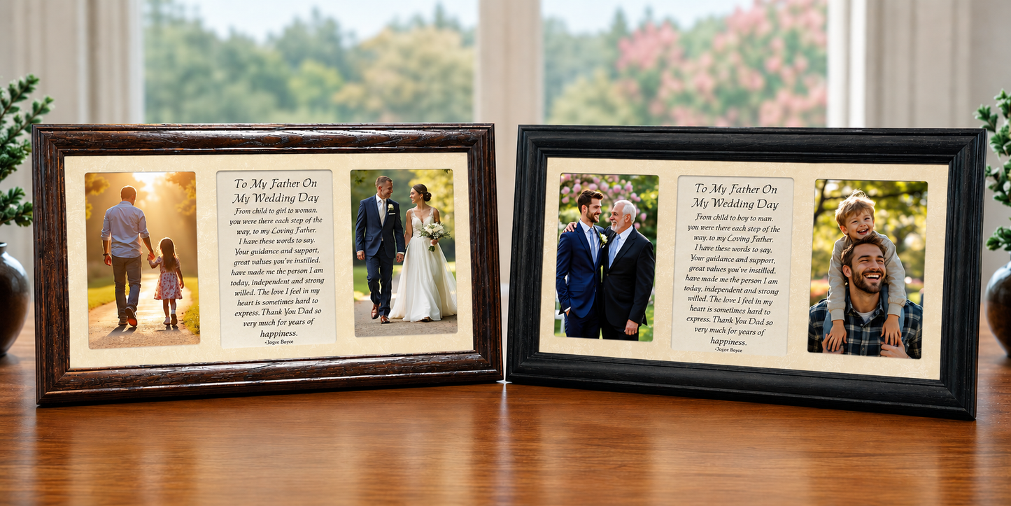Fathers of the Couple Wedding Frame Bundle | Father of the Bride & Father of the Groom