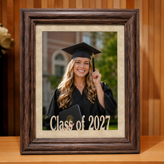 Custom Graduation Frame | Class of 2027 or Any Year