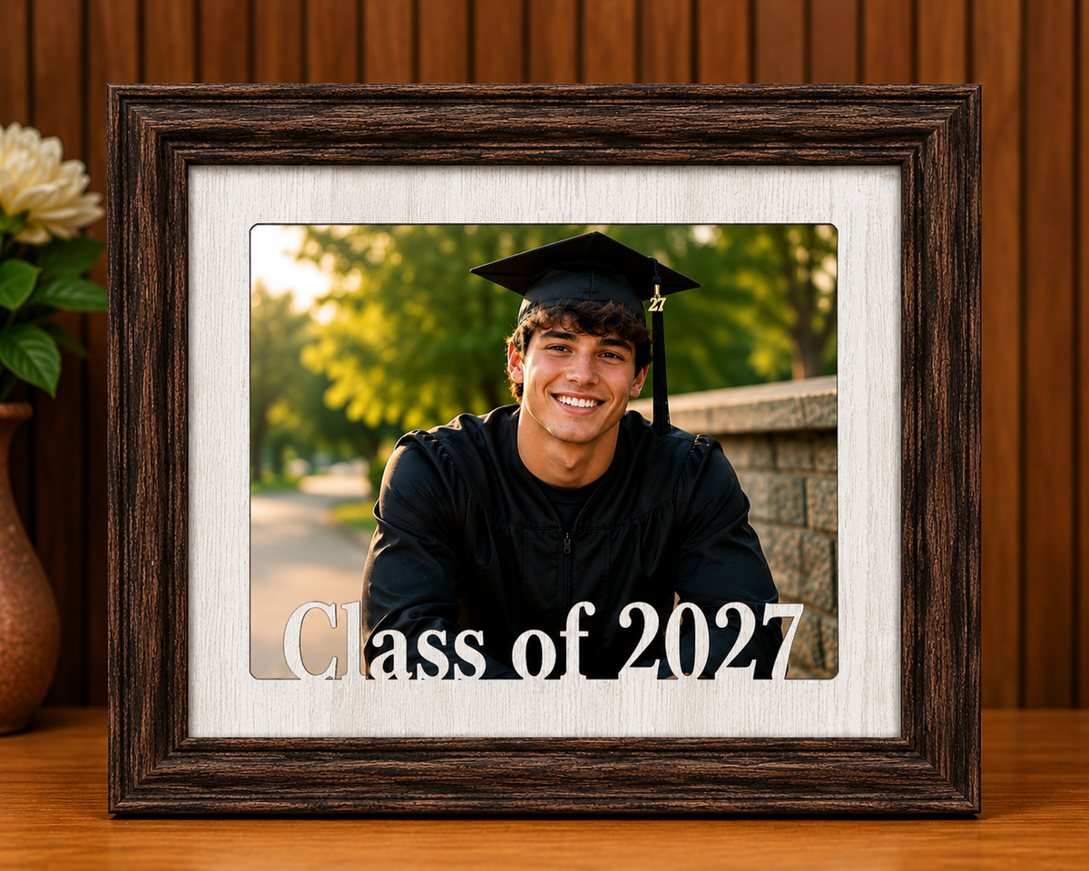 Custom Graduation Frame | Class of 2027 or Any Year