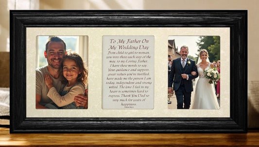 Father of the Bride Picture Frame | To My Father On My Wedding Day